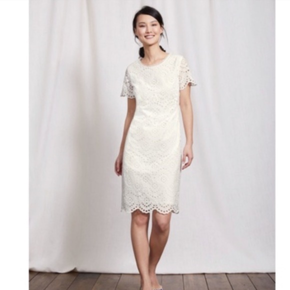Boden NWT Ivory Isadora Broderie Dress size 10R